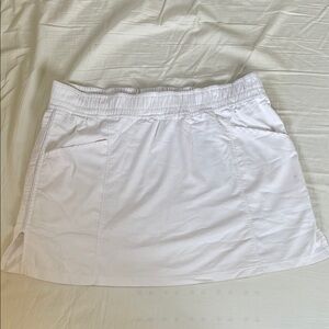 White Athletic Skort